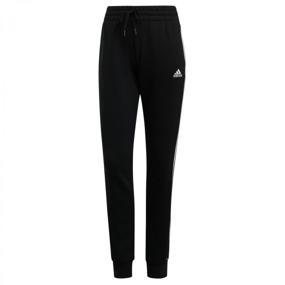  Essentials Slim Tapered Cuffed Pant Damen Trainingshose schwarz/weiß