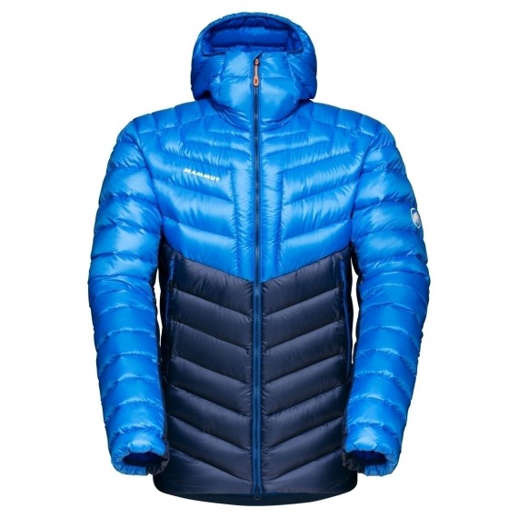 Mammut Broad Peak Isolations-/Kapuzenjacke Herren marine-ice blau