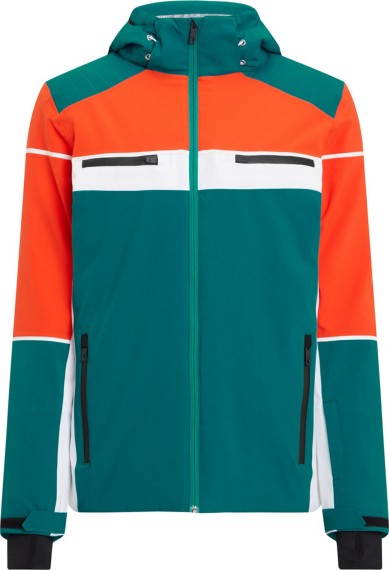 McKinley Ivan M - Herren Ski-Jacke - Grün/Orange/Weiß