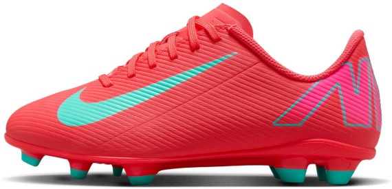 Nike Jr. Mercurial Vapor 16 Club - MG Kinder Fußballschuh - Ember Glow/Aurora Green
