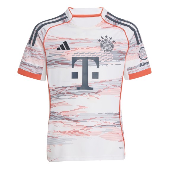 adidas Fc Bayern München 25/26 Kids Auswärtstrikot - White
