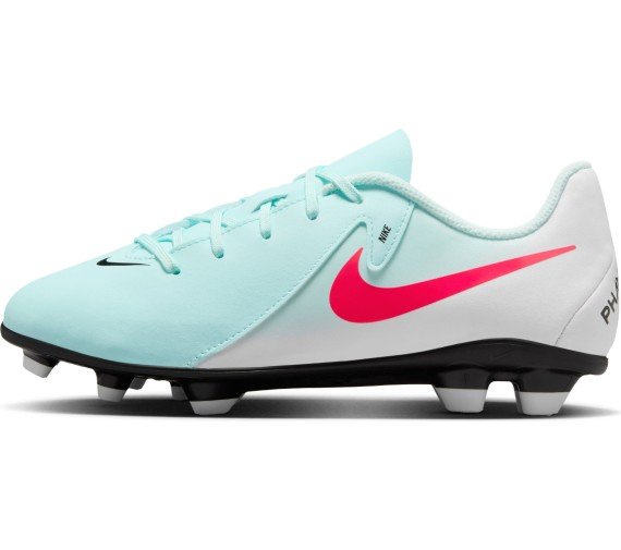 Nike Jr. Phantom GX 2 Club - MG Kinder Fußballschuh - Mint/Off Noir/Atomic Red