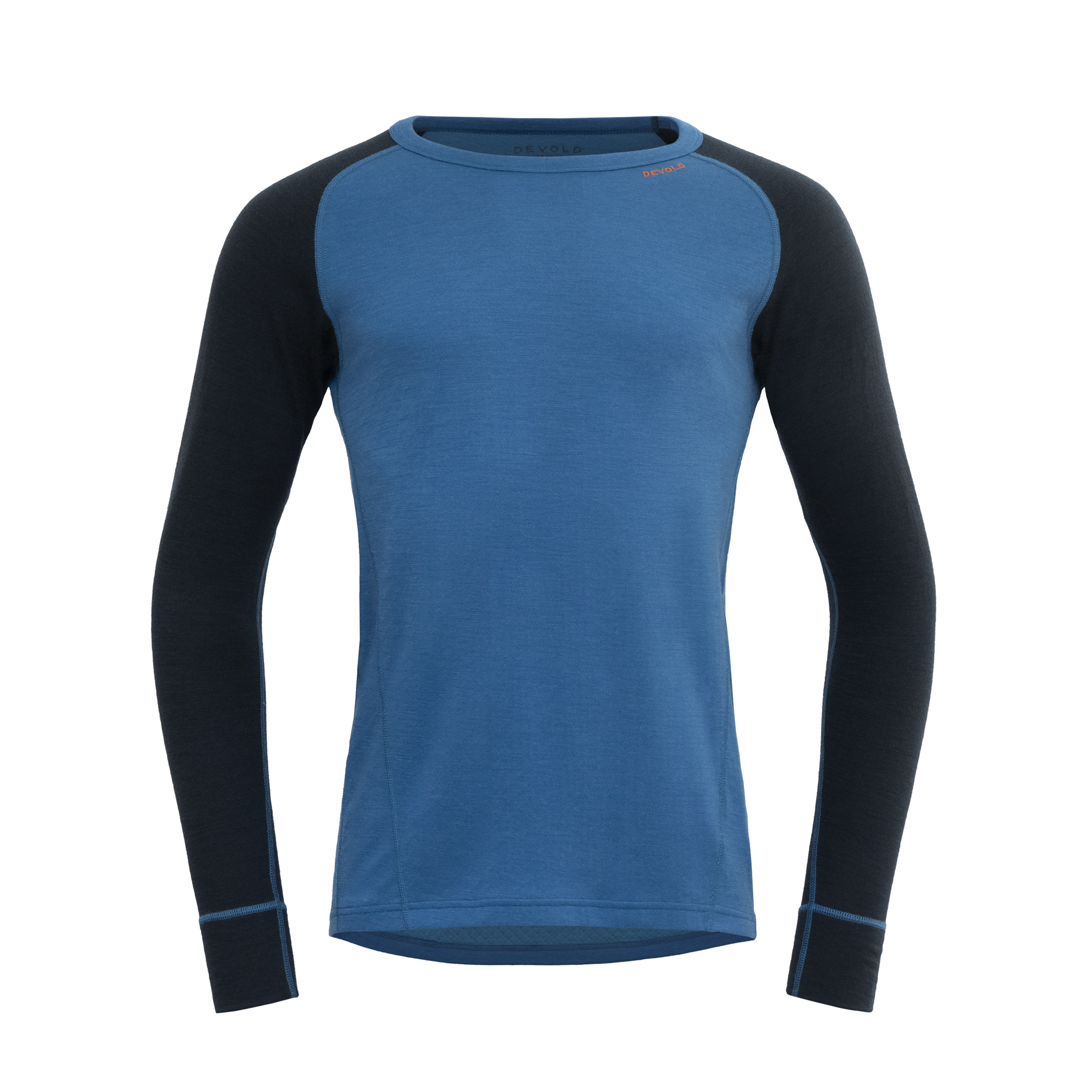 Devold Duo Active Merino 205 Langarm Herren Fuktions-Unterhemd Blau M